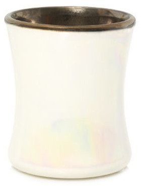Woodwick Świecznik ceramiczny owalny wazon Wędzony jaśmin 133,2 g