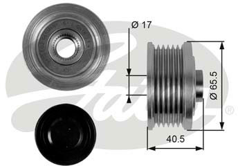 GATES Alternator - sprzęgło jednokierunkowe GATES OAP7032
