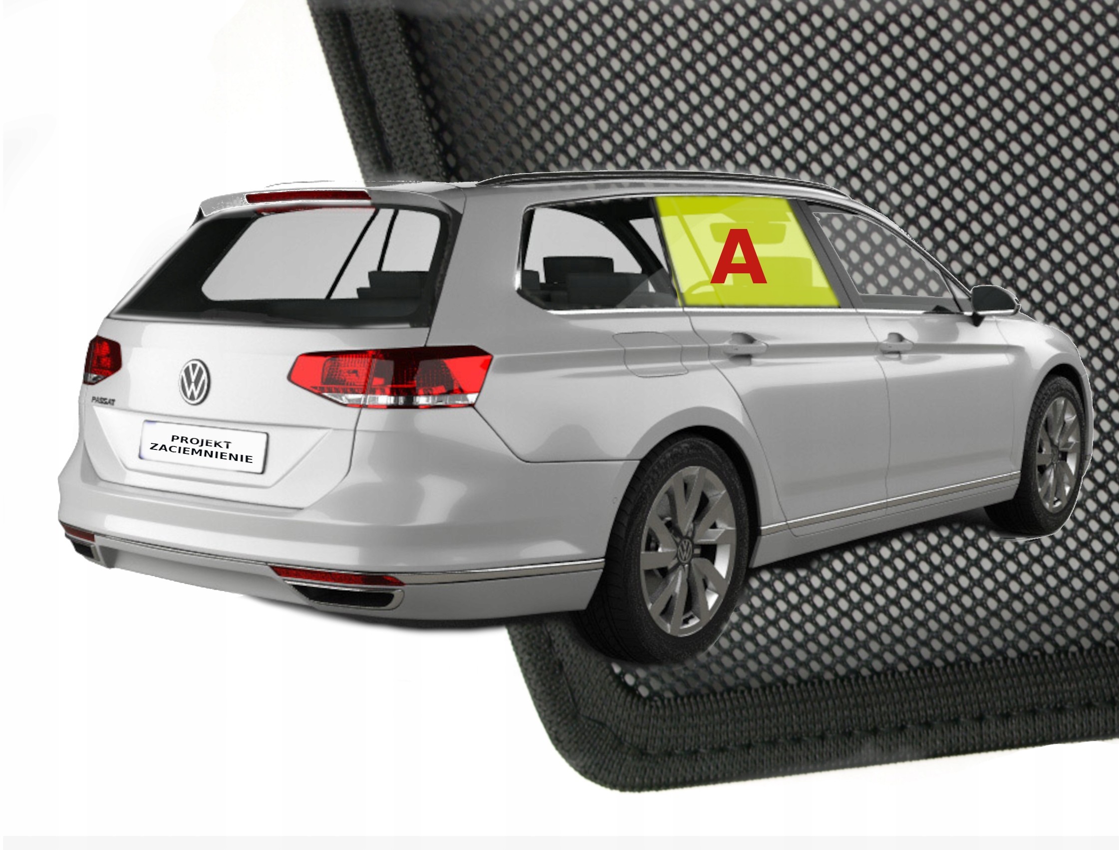 Zasłonki osłonki dedykowane Vw Passat B8 kombi-2sz