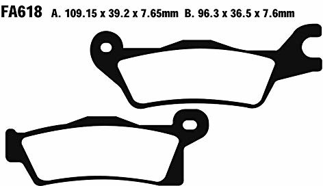 EBC R1161800 klocki hamulcowe EBC217233
