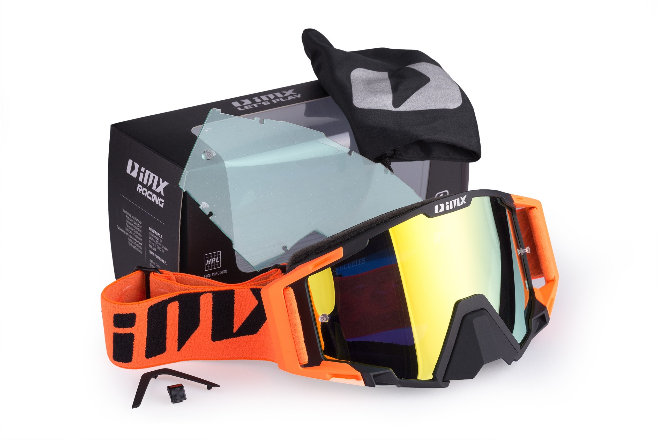 IMX Gogle IMX Sand Black Orange Matt orange iridium 2 szyby zestaw 3801831_909_OS