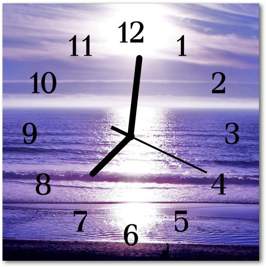 tulup pl Zegar ścienny kwadrat Morze 30x30cm
