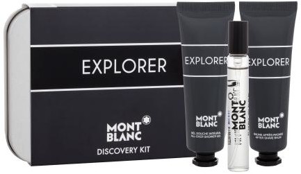 Montblanc Montblanc Explorer zestaw Edp 7,5 ml + Balsam po goleniu 30 ml + Żel pod prysznic 30 ml dla mężczyzn