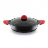 Castey płaskie rondel z uchwytami do kuchenek indukcyjnych IR36
