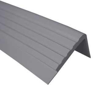 Quest Profil schodowy antypoślizgowy RO 1,5m ciemnoszary 730-RO-CIEMNOSZARY-150