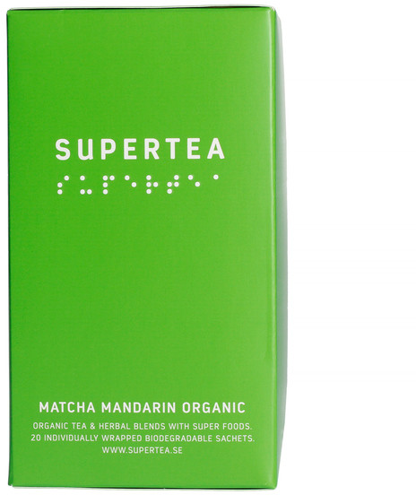 Teministeriet Teministeriet Supertea Matcha Mandarin Organic Herbata 20 Torebek ST-KB-MMO