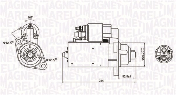 MAGNETI MARELLI Rozrusznik 063721200010 063721200010