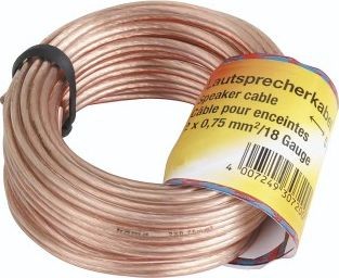 Zdjęcia - Kabel Hama Przewód   GŁOŚNIKOWY 2X0,75MM 20M 