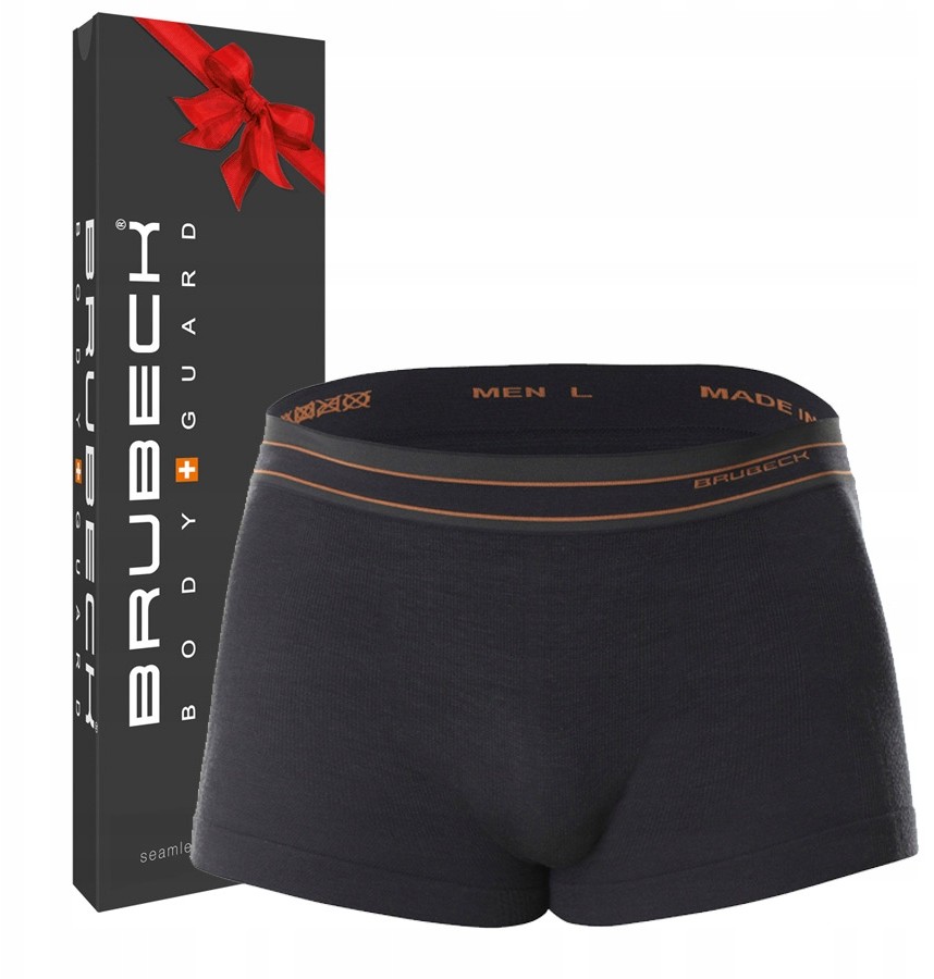 Brubeck Bokserki Termoaktywne Active Wool Prezent