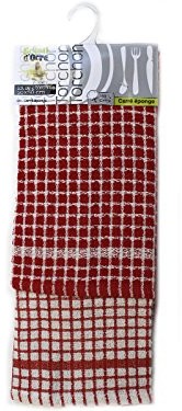Selartex 2 obrazek ściereczki do naczyń Carree eponge Czerwony 722001