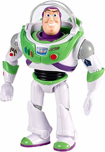 Mattel GGX30 - Toy Story 4 Buzz Lightyear z tabliczką figurka Action, od 3 lat, 17 cm