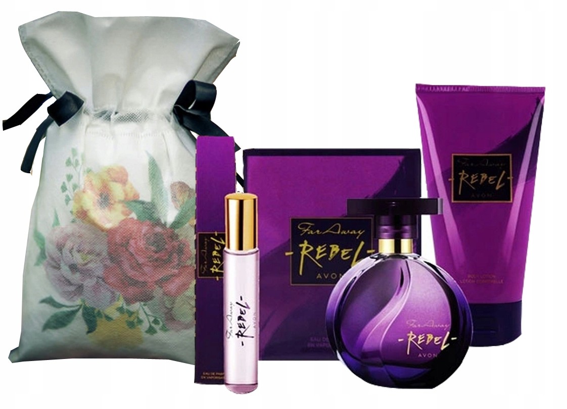 AVON Zestaw Far Away Rebel 3 Sztuki