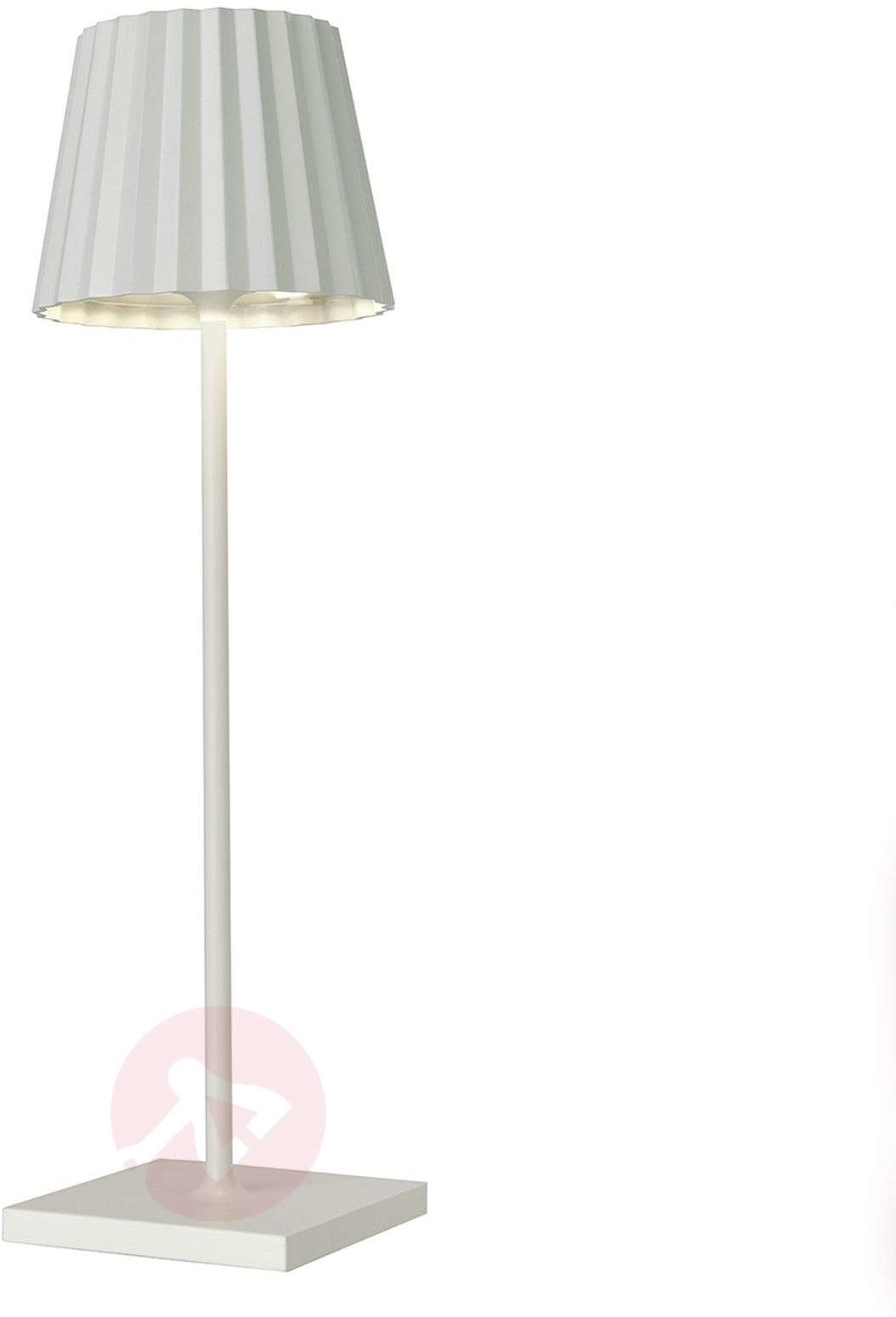 Sompex Lampa stołowa LED Troll 2.0 zewnętrzna, biała
