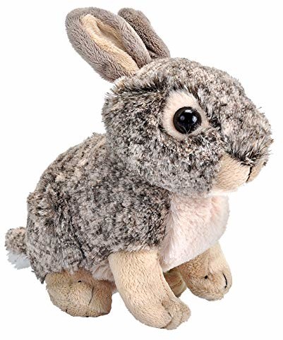 Wild Republic 15951 18044 królik Plush pluszowy królik, Cuddlekins przytulanka, pluszowe zwierzątko 20 cm, Multi 15951