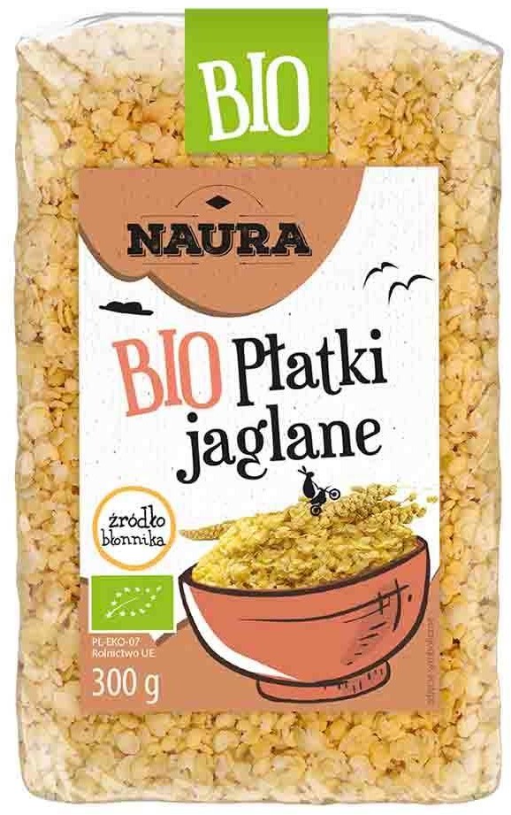 Naura Płatki jaglane BIO 300 g