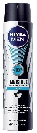 Nivea Dezodorant INVISIBLE FRESH spray męski 250ml