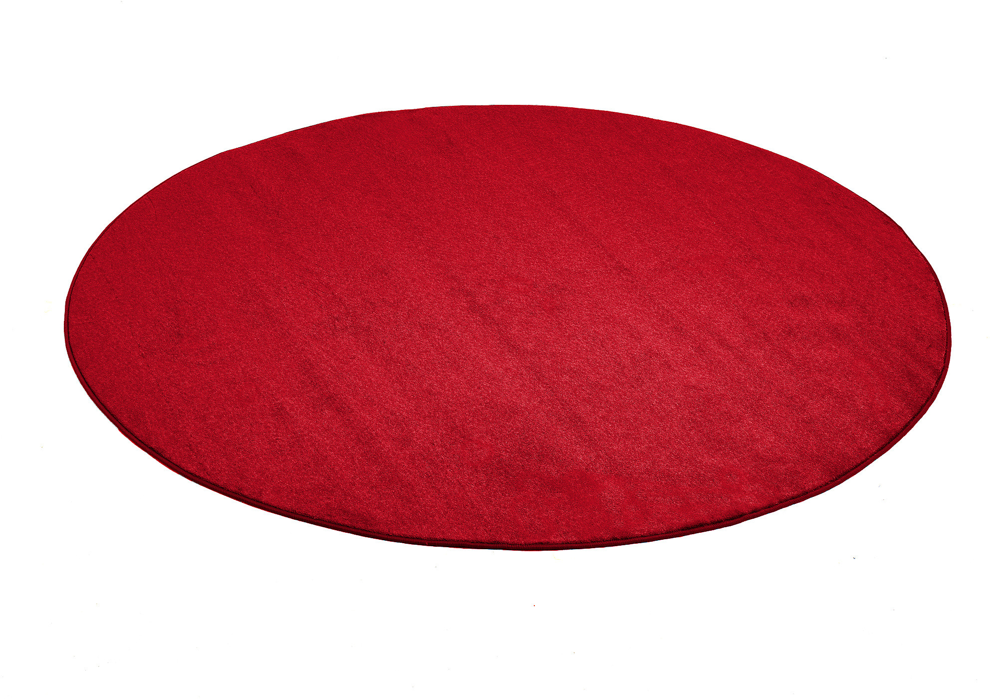 AJ Produkty Okrągły dywan KALLE, 4000 mm, czerwony