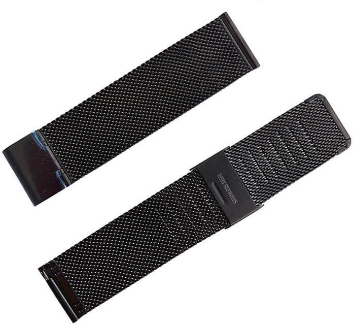 Cyfra.eu Wymienny pasek Bransoleta do smartwatcha 22 mm Czarny Wymienna bransoleta