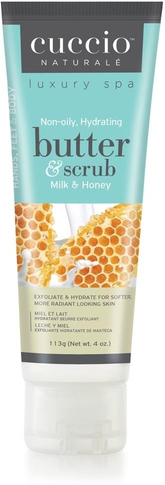 Cuccio Butter&Scrub masło z peelingiem mleko i miód 113g CUC SCRUB MLEKO