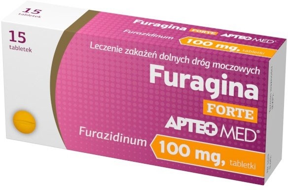 Synoptis Pharma Furagina Forte 100mg Apteo Med x15 tabletek