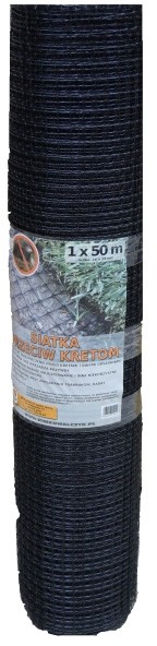 Siatka na krety 1 x 50 m czarna