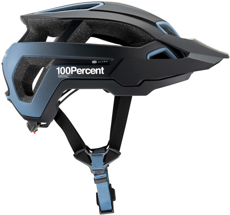 100% 100% Altec Fidlock Helmet, niebieski/czarny L/XL | 59-63cm 2021 Kaski MTB HU-HLT-0021/2212/L/XL
