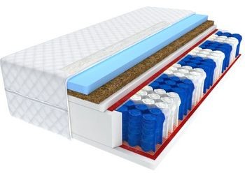 Śpij zdrowo Materac 120x200 wysokoelastyczny kokos TYTAN
