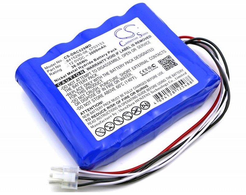 Cameron Sino Drager Carina NIV Ventilator 02271 3000mAh 36.00Wh Ni-MH 12.0V Cameron Sino)