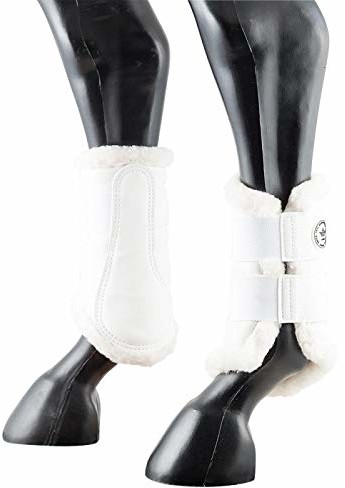 Pfiff 102035 Merida, zamknięte ochraniacze robocze z podszewką, białe, M 102035-01-M