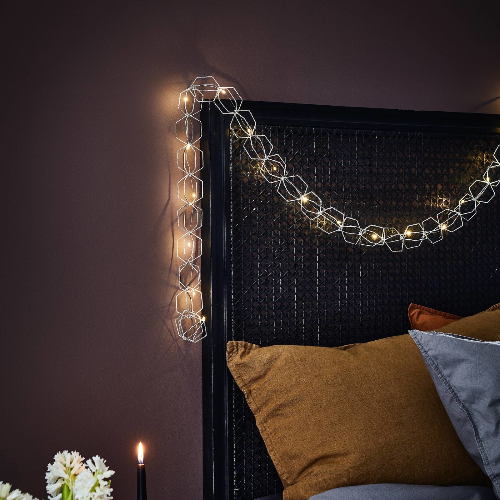 Markslojd Łańcuch świetlny LED Serve, 20-pkt., srebrny