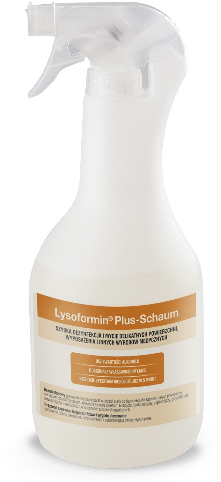 Lysoform Lysoformin Plus-Schaum piana do dezynf. pow. delikatnych 1l