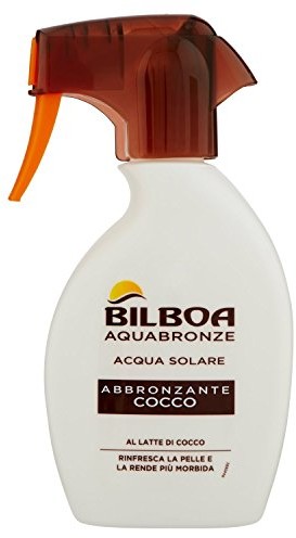Bilboa Korpus dziecięca zasłonka przeciwsłoneczna aquabronze AL Latte słonecznej cocco Acqua di cocco 250 ML
