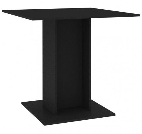 Czarny stół z płyty meblowej Marvel