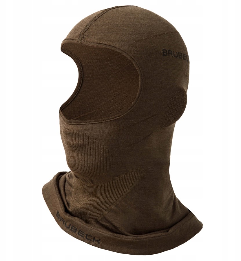 Brubeck Kominiarka Wełniana Merino Khaki L/XL