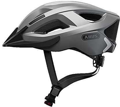 Abus Aduro 2.0 kask miejski uniwersalny kask rowerowy o sportowym wzornictwie do ruchu miejskiego dla kobiet i mężczyzn 86981 srebrny, rozmiar M part_B07ZKY9HYG