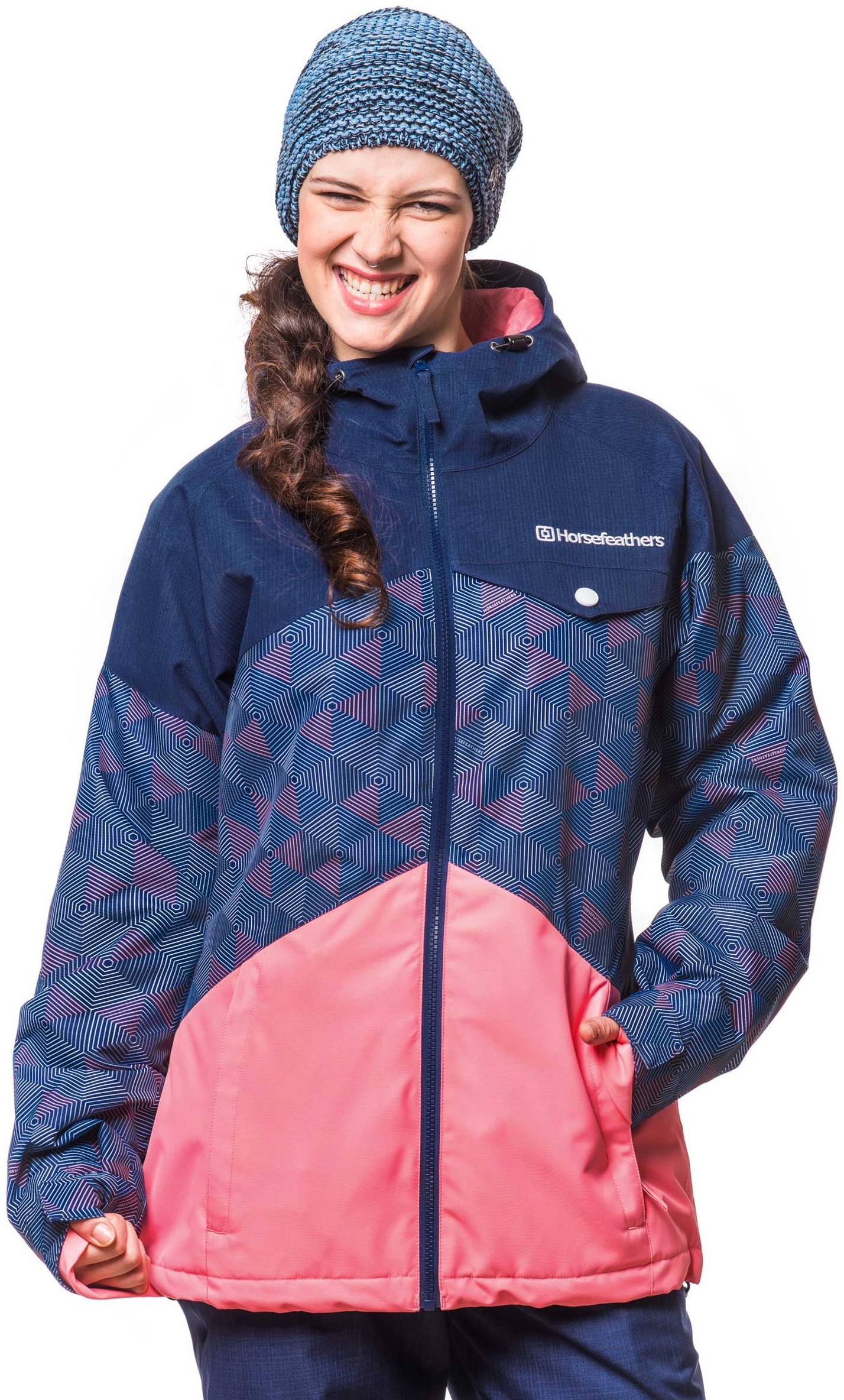 Horsefeathers kurtka damska ADRIEN JACKET heather navy)