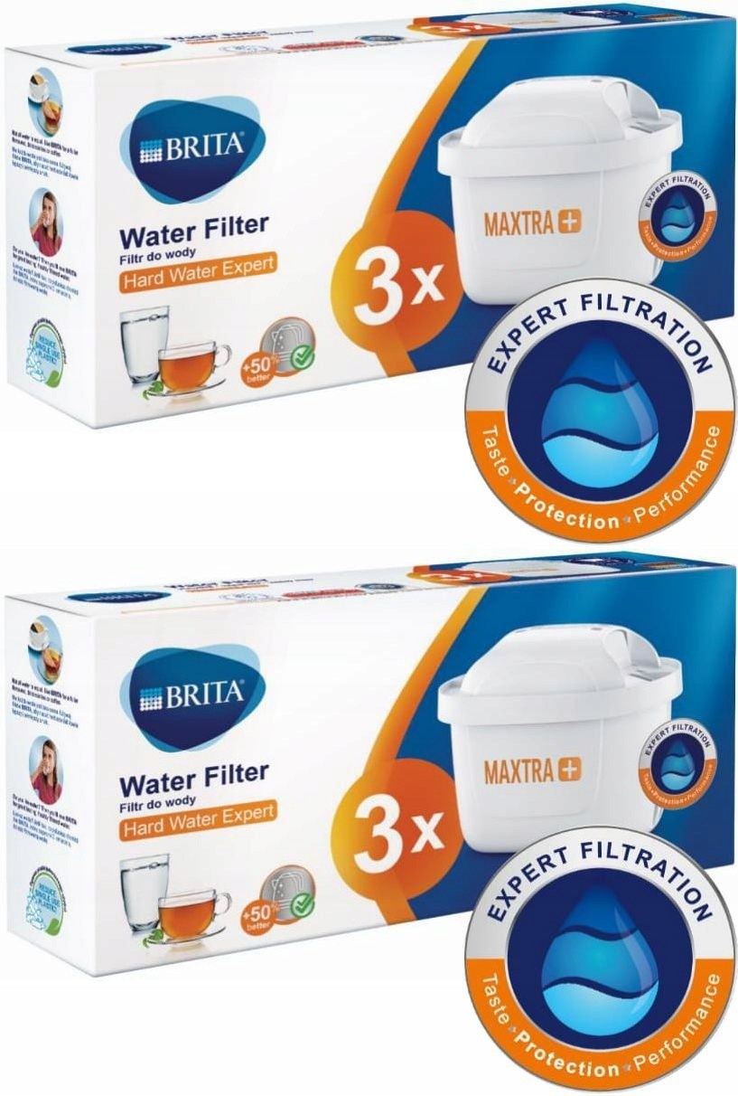 Brita Wkład Maxtra Plus Hard Water Expert -6 sztuk