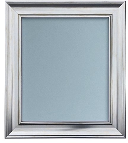 NA FRAMES BY POST AP-4620 postarzana jasnoszara ramka zdjęcia z jasnoniebieską szarą podkładką 76 x 61 cm (plastikowe szkło) VB00PWF7P2Y