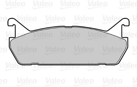 VALEO Zestaw klocków hamulcowych, hamulce tarczowe 301624