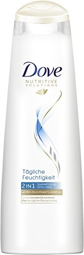 Dove pielęgnacja włosów płukanie 2 in 1 Shampoo & codzienna wilgoć, 6er Pack (6 X 250 ML) 8710908832291