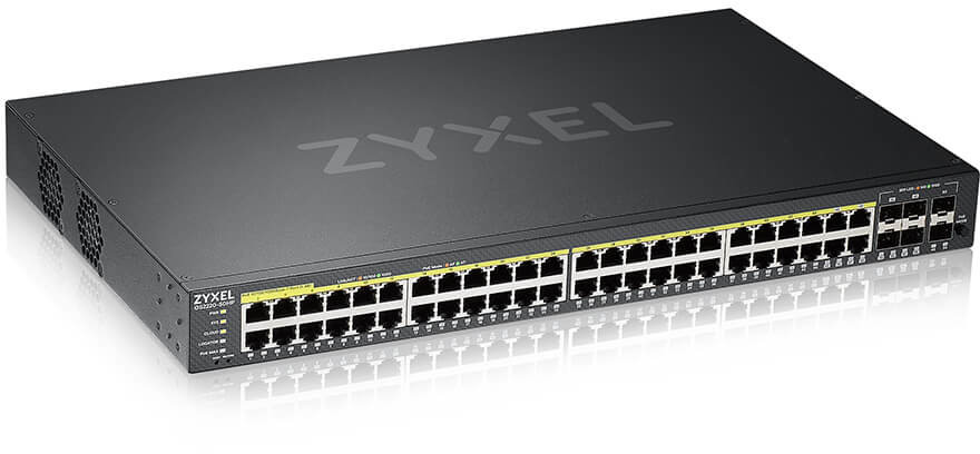 Zyxel GS2220-50HP,EU region,48-port GbE L2 PoE Switch with GbE Uplink (1 GS2220-50HP-EU0101F