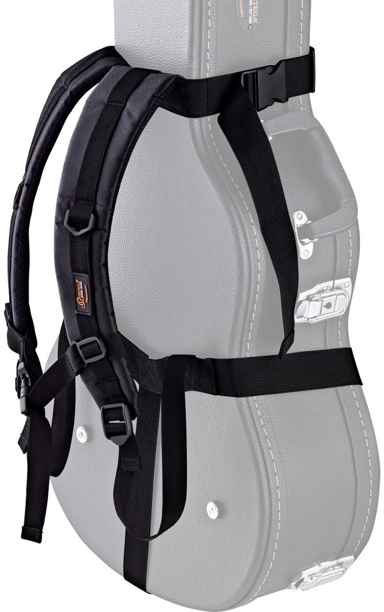 Ortega Guitars Ortega Guitars Back Pack Strap - Black Flat (OBPS) OBPS