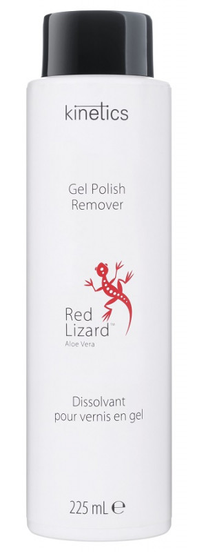 Kinetics Kinetics - Gel Polish Remover - Red Lizard Aloe Vera - Zmywacz do paznokci KINPRAZPA