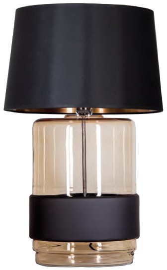 4concepts Lampa stołowa UMBRIEL AMBERBLACK L250110250
