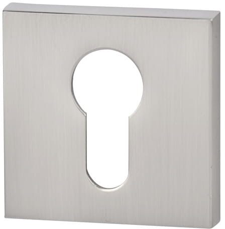 VDS Rozeta kwadratowa R67 nikiel satyna wkładka 49-0025