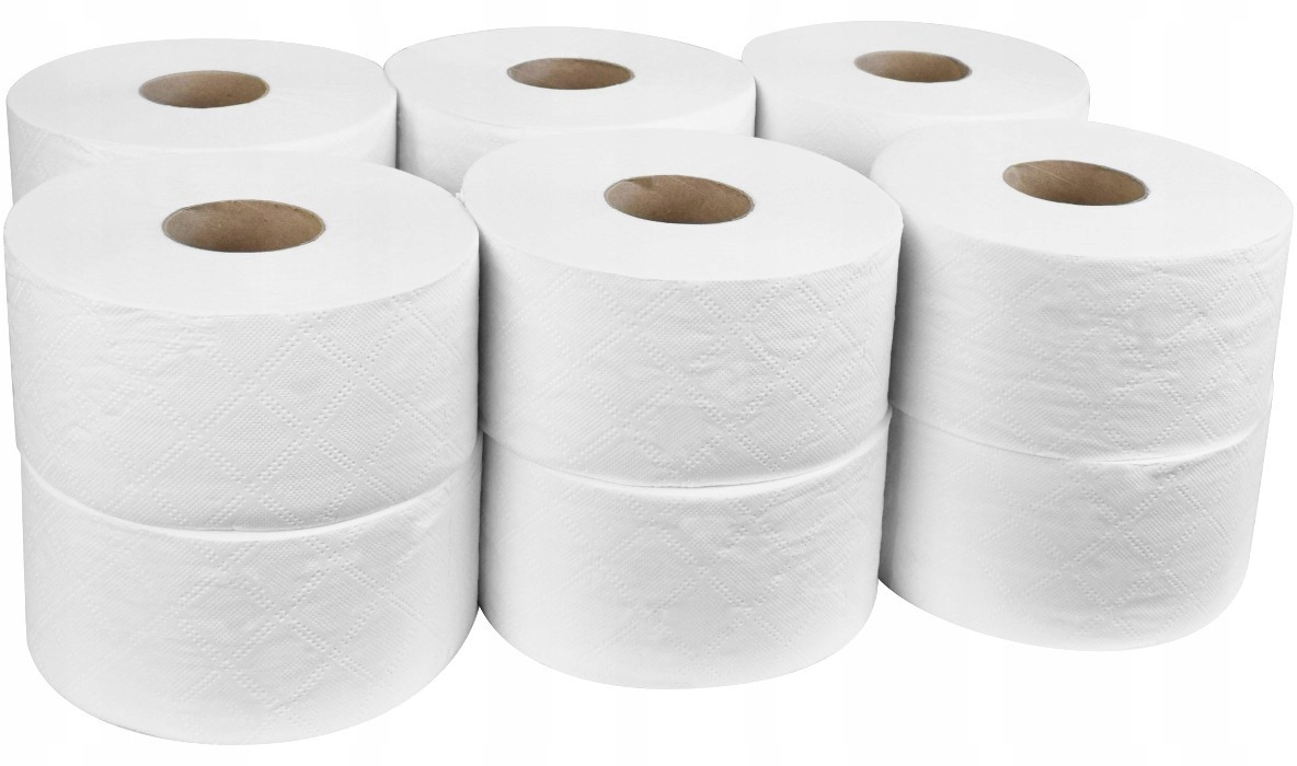 Jumbo Papier toaletowy Celuloza 2 warstwy 140mb