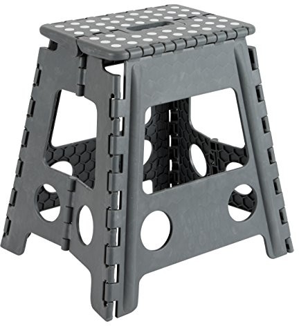 ARREGUI Stołek yarza TB-039-G, składana, 29 x 22 x 39 cm, szary