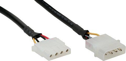 InLine Przedłużacz Molex 4-Pin 50cm 29650C