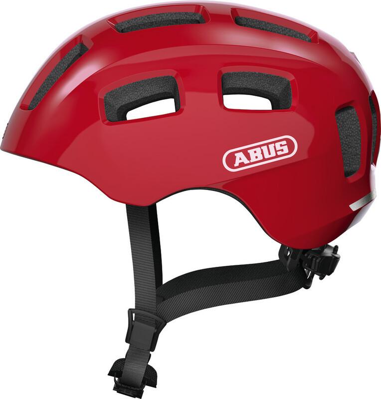Abus Youn-I 2.0 Helmet Youth, czerwony M | 52-57cm 2022 Kaski rowerowe