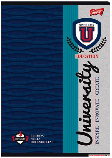 Unipap Zeszyt A5 32k linia L mix chłopięcy laminowany 6984